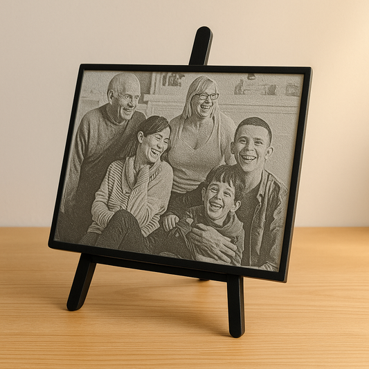 Decorative piece with personalized photo