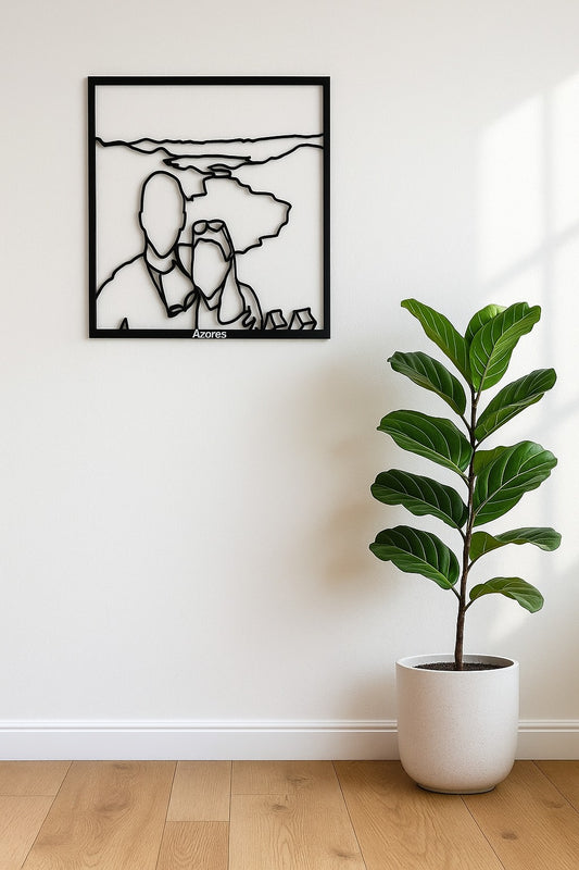 Decorative piece with personalized photo