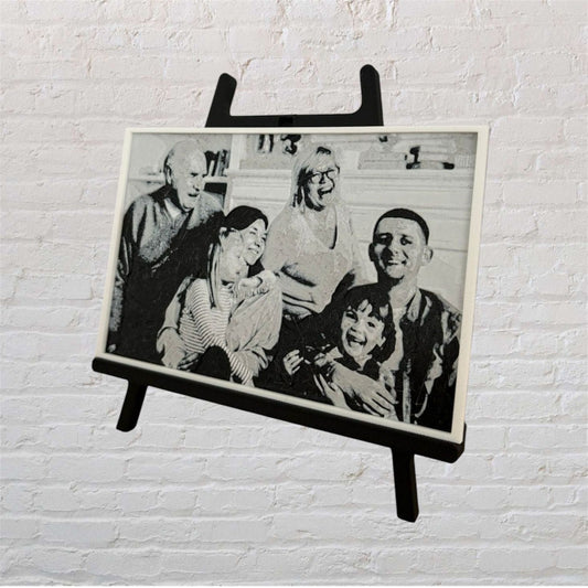 Decorative piece with personalized photo